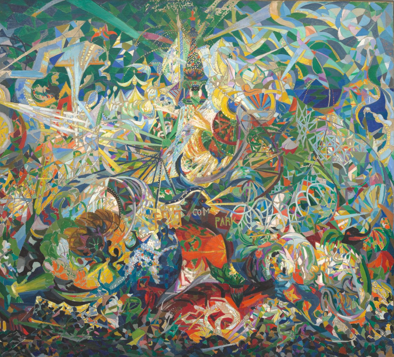 Battle of Lights, Coney Island, Mardi Gras by Joseph Stella