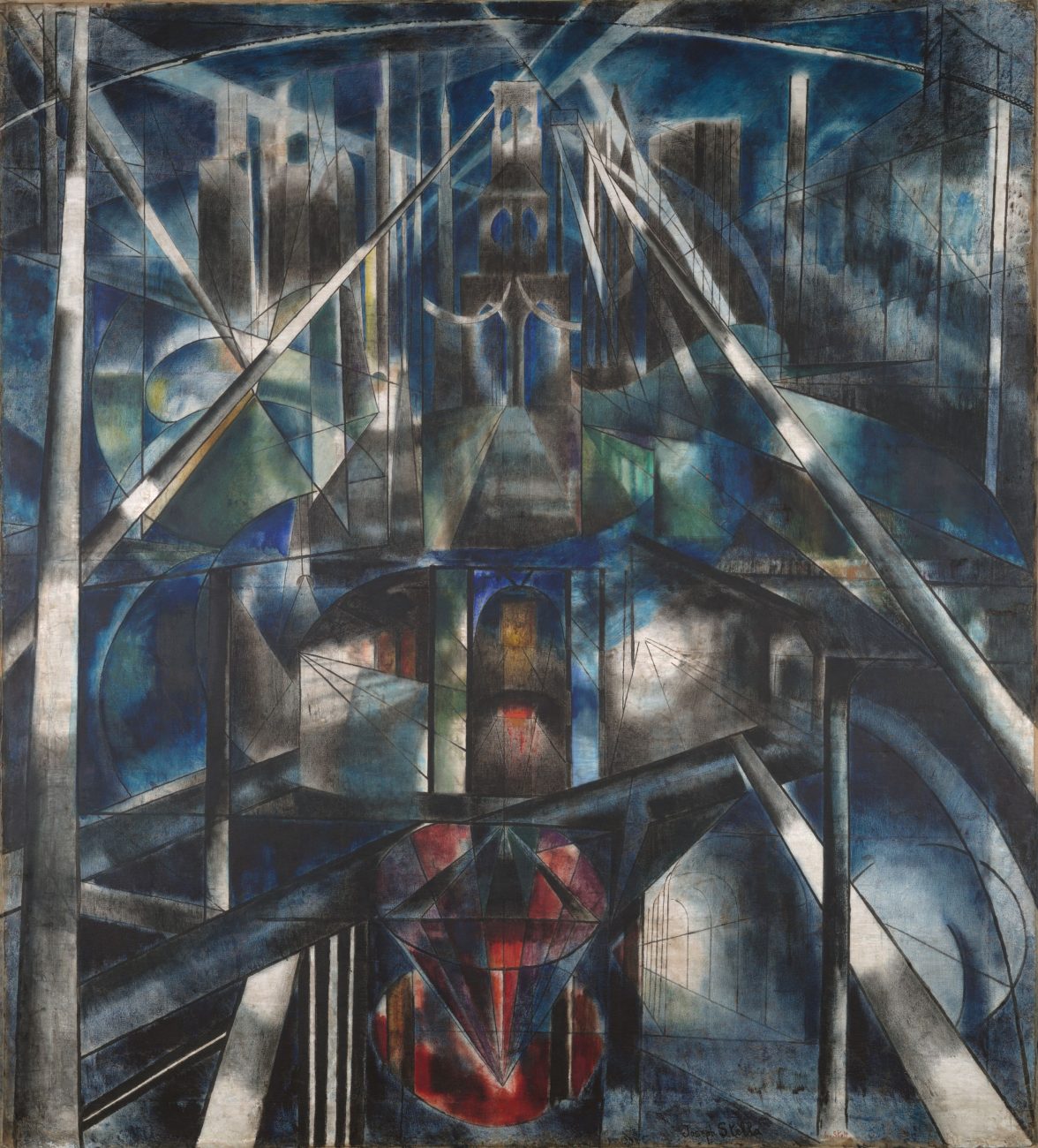 Brooklyn Bridge by Joseph Stella